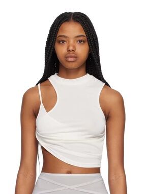 Hyein Seo Off white twisted tank top